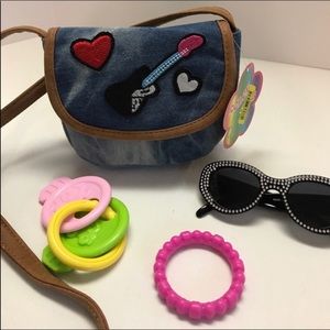 Little Girls Denim Purse